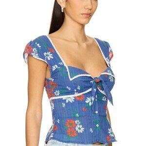 Free People | Call Me Baby Cropped Blouse Size S